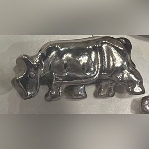 Trollbeads Rhinosceros~Rhino Sterling Silver Authenticity 925S LAA *Lk NEW*